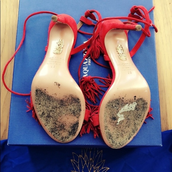 Sold HP🎉Aquazzura suede pumps 👠 - Picture 8 of 8